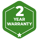 badge showing available fence warranty
